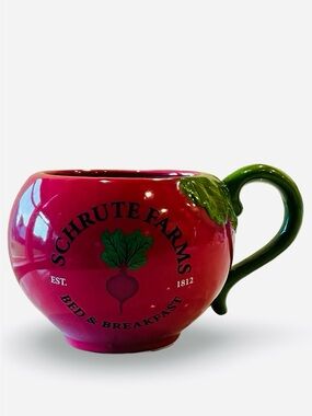 The Office Schrute Farms Beet 3D Sculpted Ceramic Mug 20-ounce
